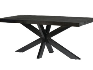Norris boomstamtafel zwart - 200 cm