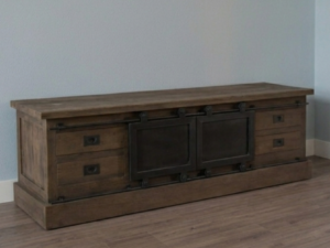 Industrieel tv meubel stalen deuren 150 cm