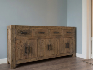 Robuust dressoir teak 200 cm