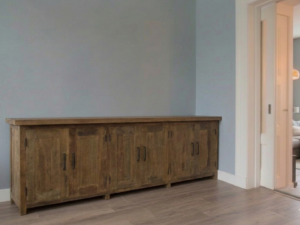Stoer teak dressoir XXL 240 cm
