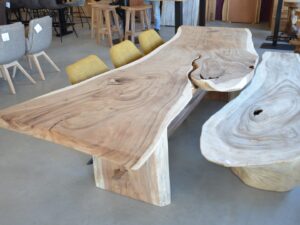 Suar Bartafel 300 cm (BT994) - 3 meter Boomstamtafel