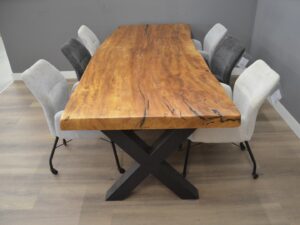 Suar boomstamtafel 250 cm - BT963 - 2,5 meter boomstamtafel