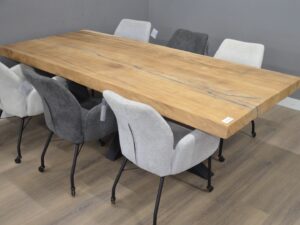 Suar boomstamtafel 250 cm - BT974 - 2,5 meter boomstamtafel