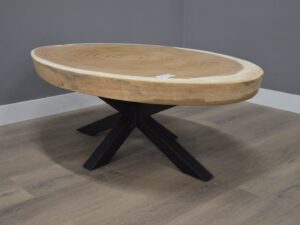 Suar boomstam salontafel – doorsnede 80-120 cm - BT873 ovaal
