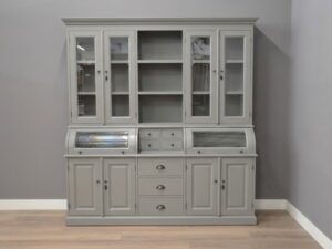 Cementgrijze Bastiaan 200 cm - grutterskast 200 cm RAL 7033