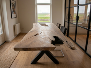 Suar boomstamtafel 300 cm-  BT190 - eettafel - tuintafel