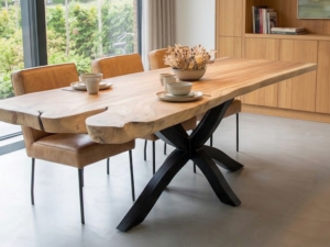 Boomstamtafel 300 cm suar -BT 264- 3 meter boomstamtafel