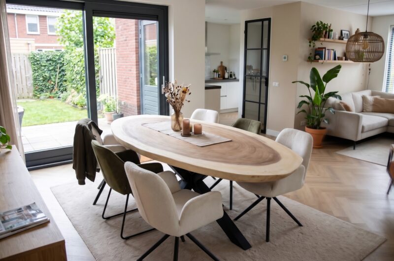 Ovale suar boomstamtafel 270 cm - BT267