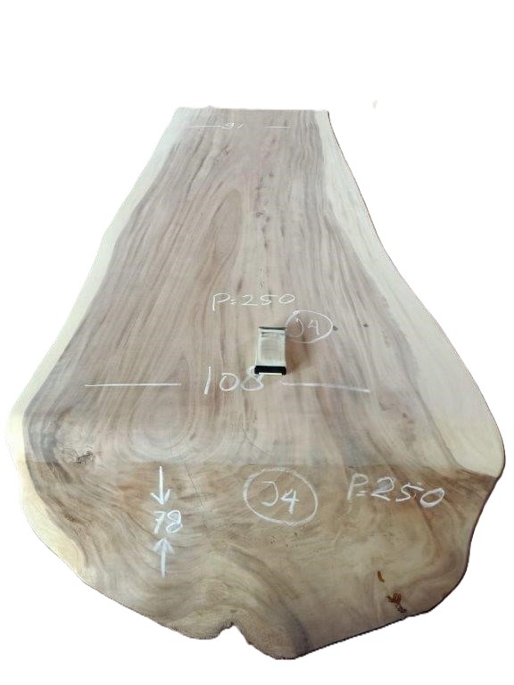 Suar watervaltafel 250 cm -J4 - uitgesneden